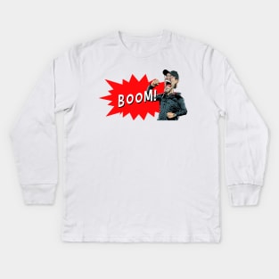 Klopp - Boom! Kids Long Sleeve T-Shirt